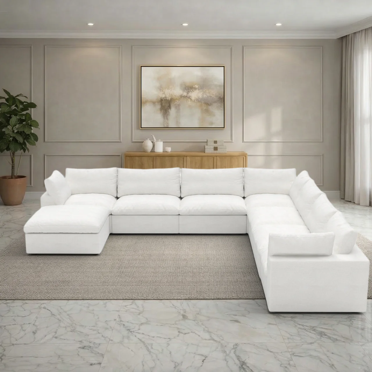 Ember Cloud 8 Piece Corner Sectional