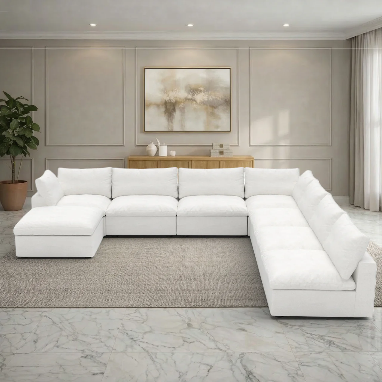 Ember Cloud 8 Piece Sectional