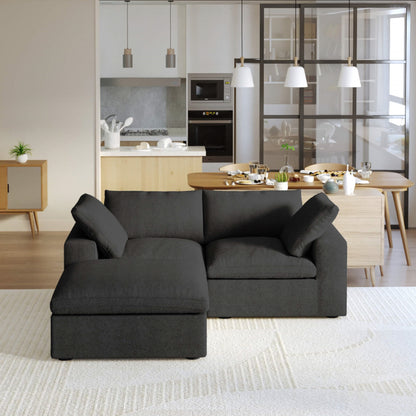 Ember Cloud 2 Seater Sofa With Ottoman