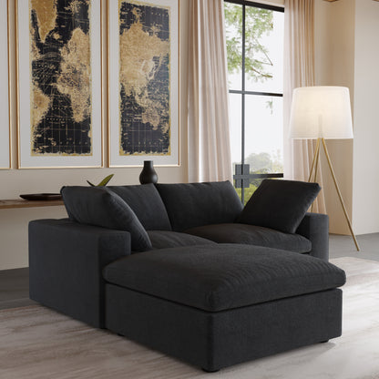 Ember Cloud 2 Seater Sofa With Ottoman