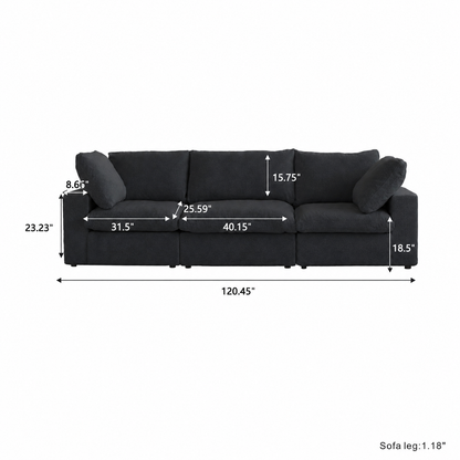 Ember Cloud 3 Seater Sofa