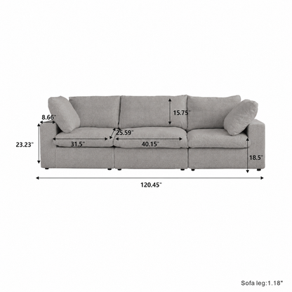 Ember Cloud 3 Seater Sofa