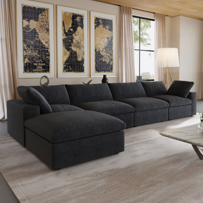 Ember Cloud 4 Seater Sofa With Ottoman