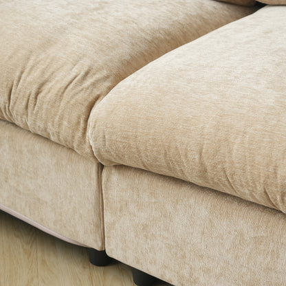Ember Cloud 4 Seater Sofa With Ottoman