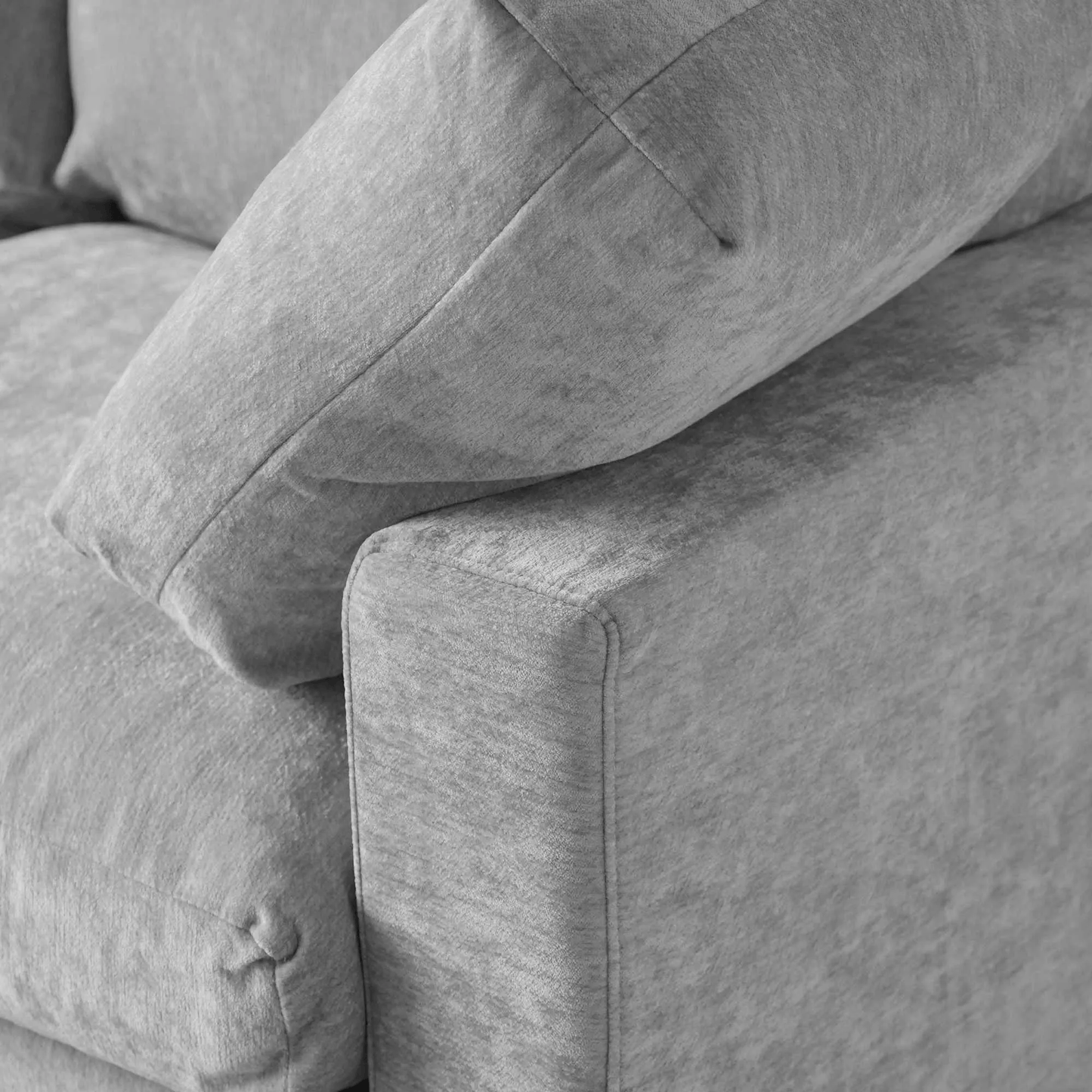 Ember Cloud 4 Seater Corner Sectional With Ottoman