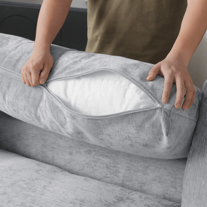 Ember Cloud 4 Seater Corner Sectional With Ottoman