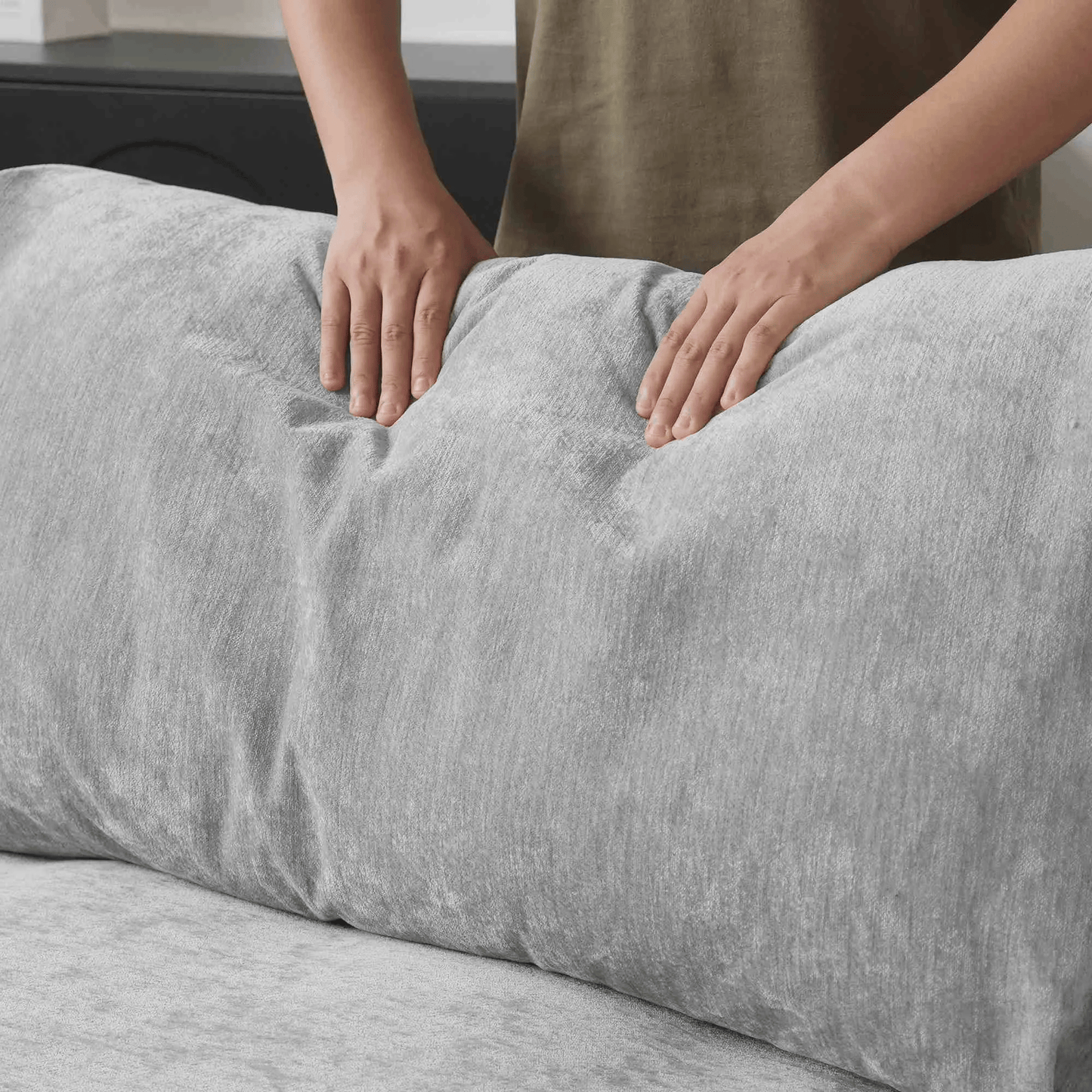 Ember Cloud 2 Seater Sofa With Ottoman